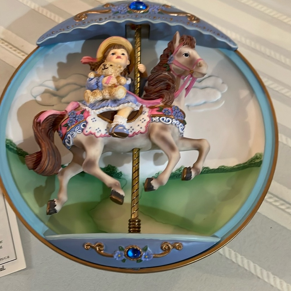 Bradford exchange -When I Grow Up musical plate